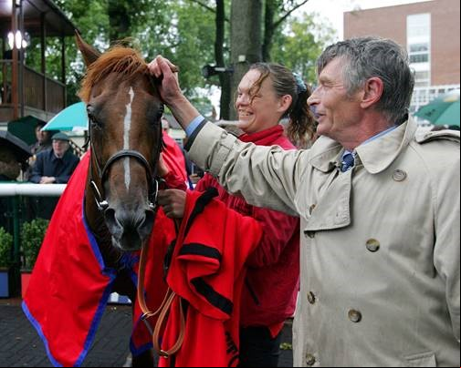 ERIC Alston’s finest moment came at Haydock Park, when Reverence battled through the mud and rain to