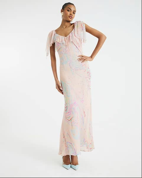 Pink Sleeveless Ruffle Embellished Maxi Dress (1).jpg