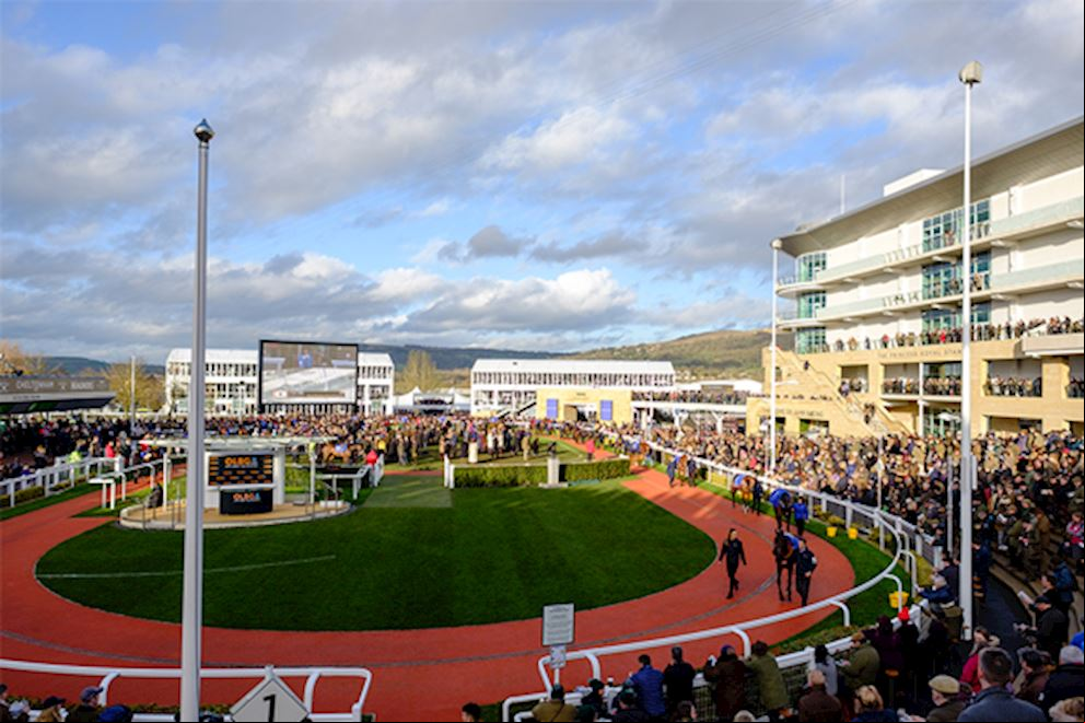 Tattersalls Enclosure at Cheltenham Racecourse Tattersalls Enclosure at Cheltenham Racecourse