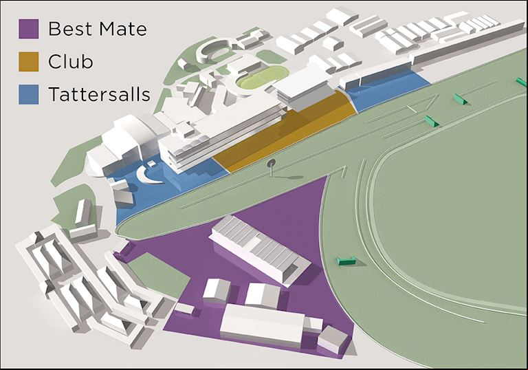 Cheltenham Racecourse Enclosure Map Cheltenham Racecourse Enclosure Map