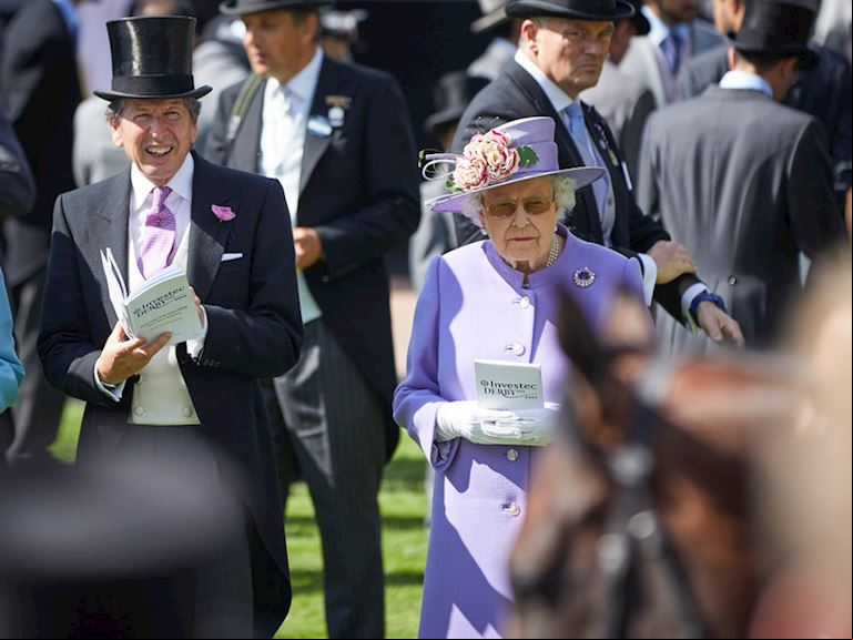The Queen and The Investec Derby