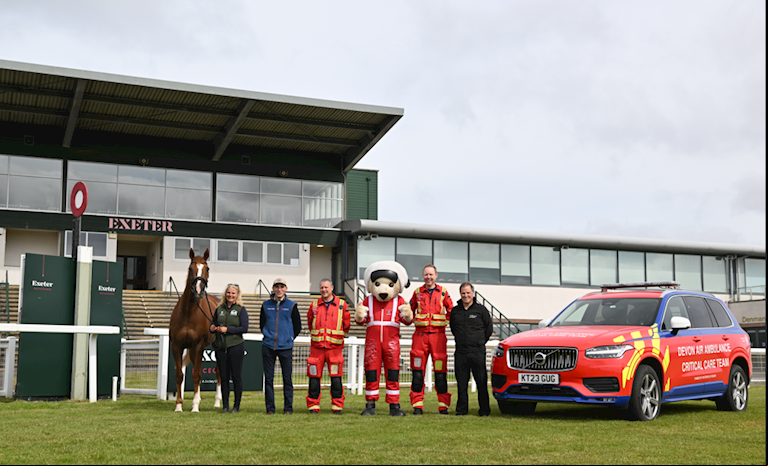Devon Air Ambulance Named Charity Partner for Exeter Racecourse