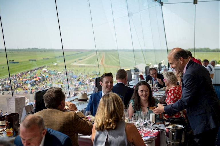 People dining in the Champions Gallery Restaurant